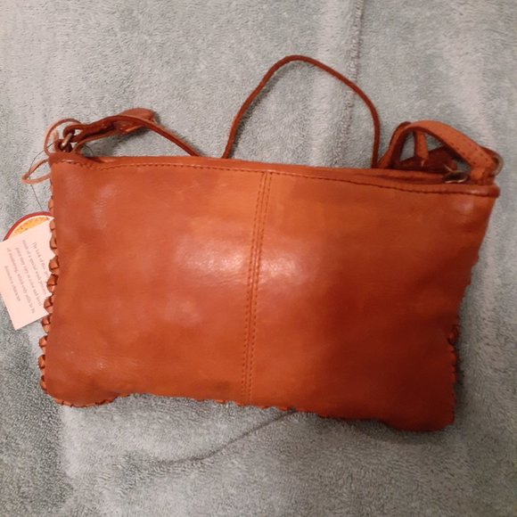 Real Leather Crossbody shoulder bag made in India - Picture 3 of 5